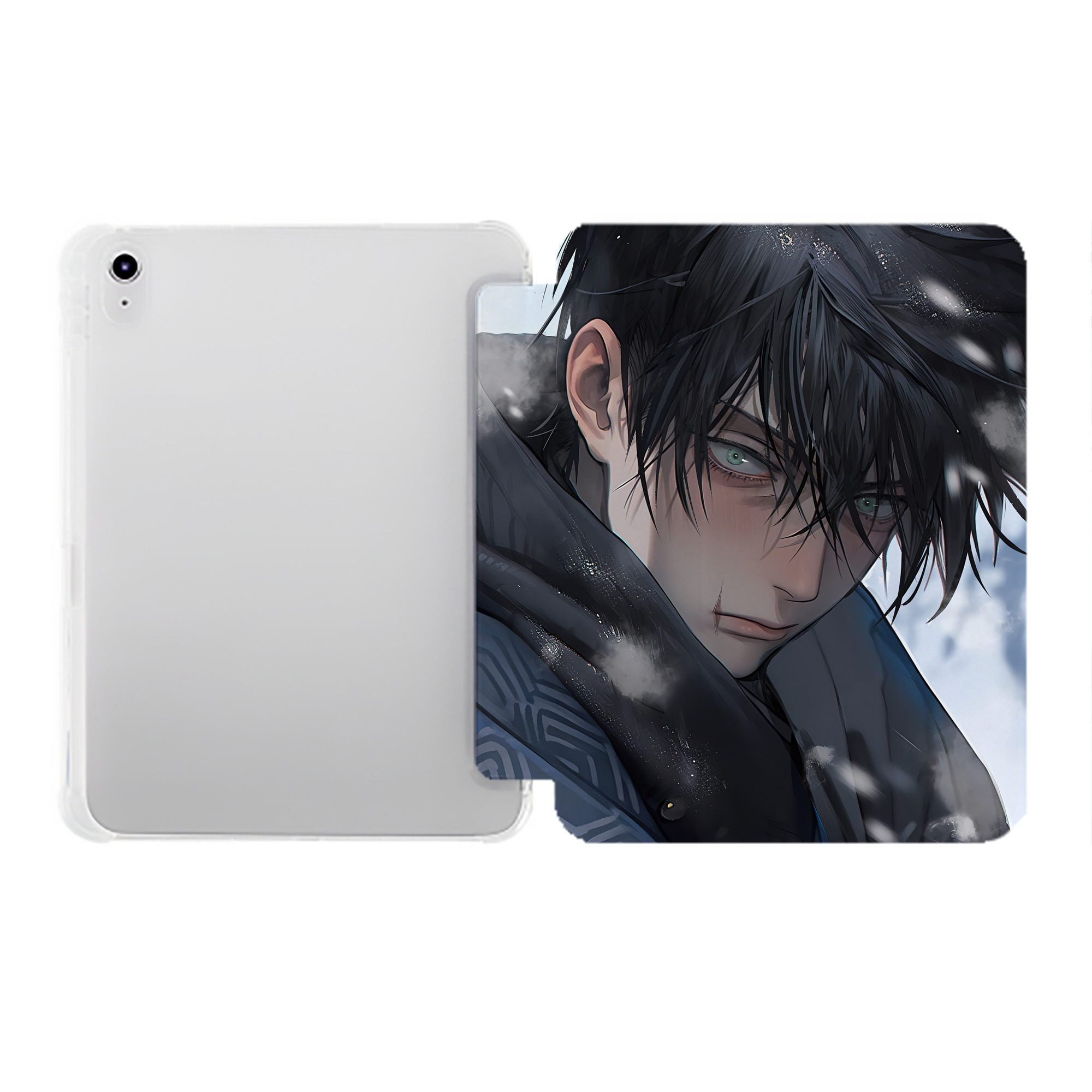 （画像用） SPY×FAMILY间谍家家酒 IPad ケース ペン収納付き 三つ折りスタンド PUレザー×シリコン 対応機種9.5/10.5/10.9インチ